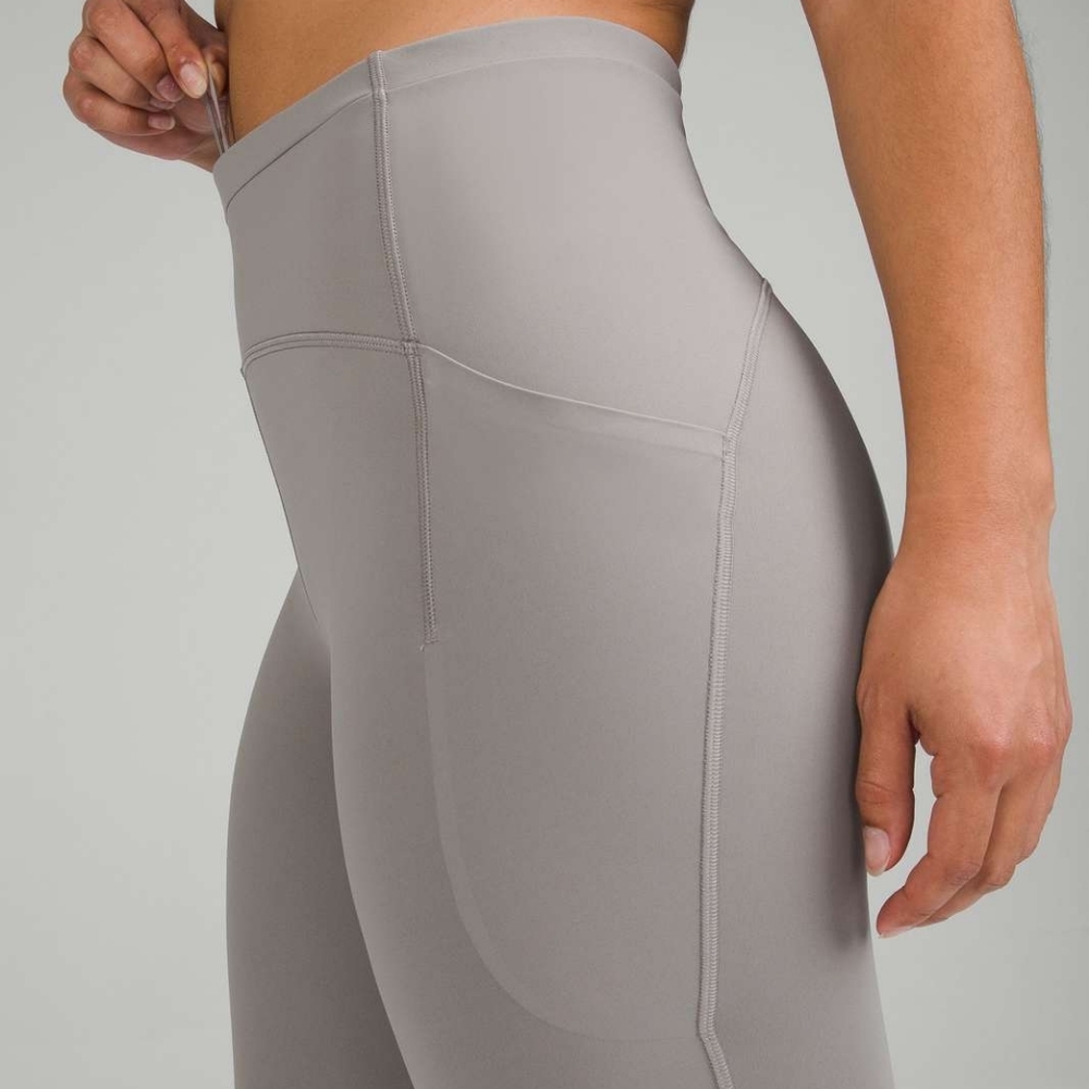 Lululemon Swift Speed High-Rise Tight 28" Leggings Brushed Luxtreme Gull Grey 6 - Picture 2 of 11